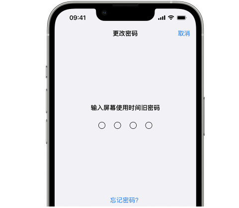 淳安iPhone屏幕维修分享iPhone屏幕使用时间密码忘记了怎么办 