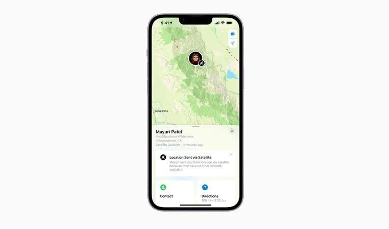 淳安苹果14维修分享iPhone14系列中 FindMy功能通过卫星分享位置方法教程 