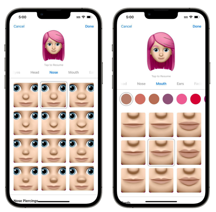 淳安苹果手机维修分享​iOS 16中的拟我表情有了哪些变化和升级 