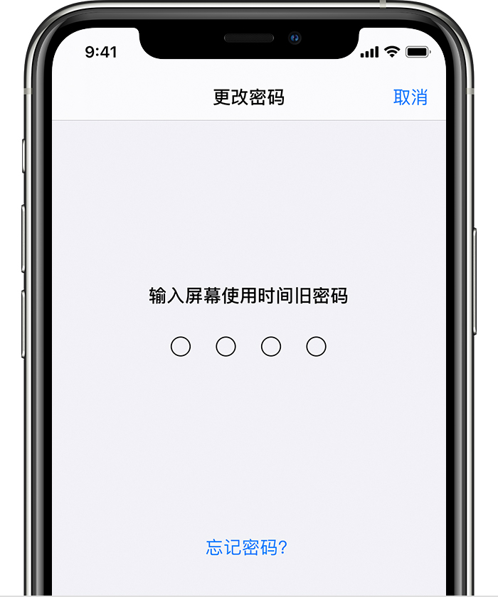 淳安苹果手机维修分享iOS 14 忘记屏幕使用时间密码怎么办 